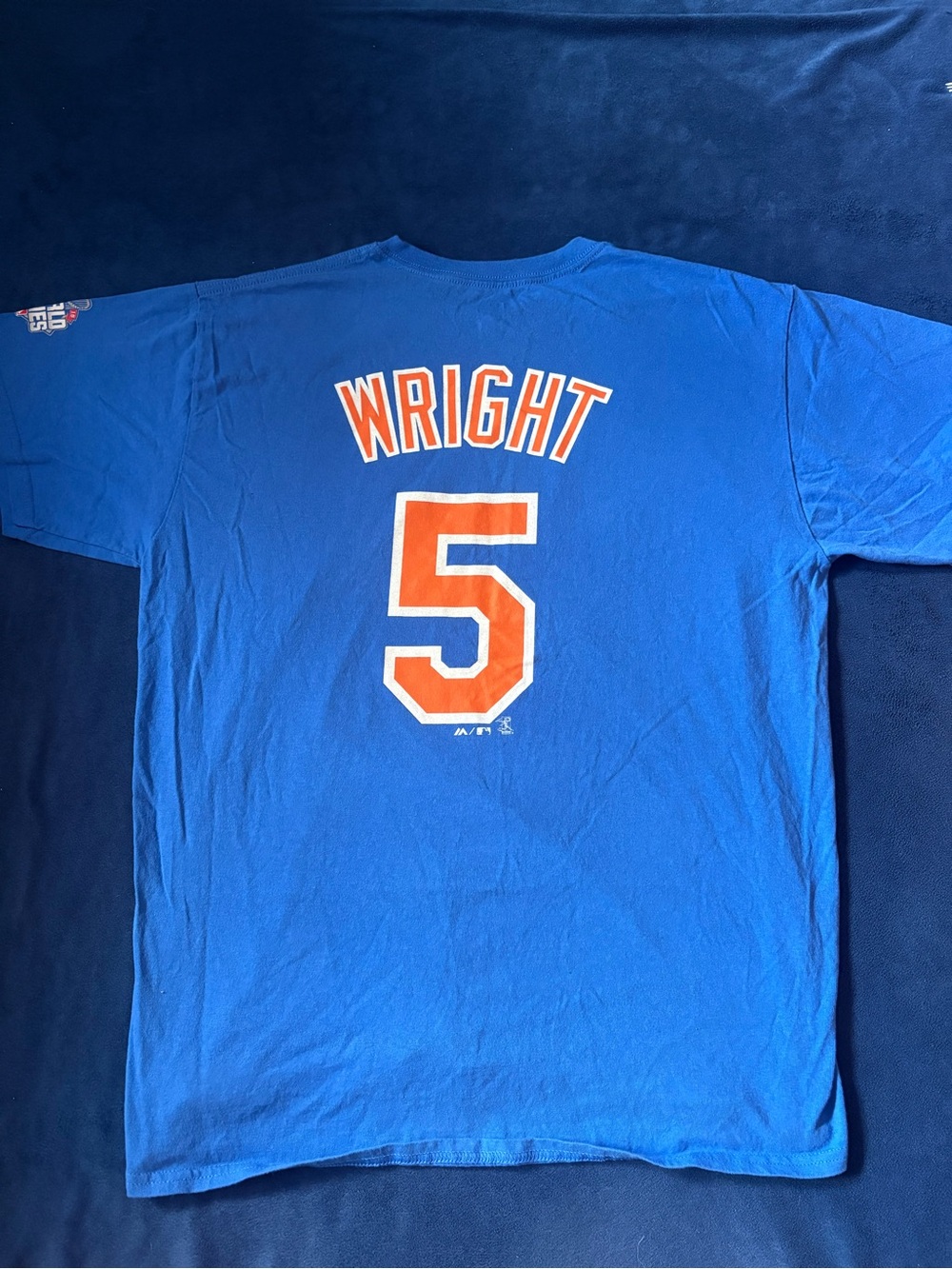 Vintage 2015 New York Mets David Wright World Series Men’s T-Shirt